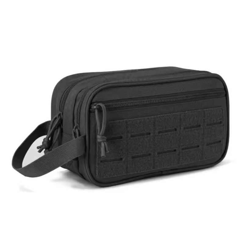 Trousse de toilette tissu suspendue avec crochet – Compacte et robuste