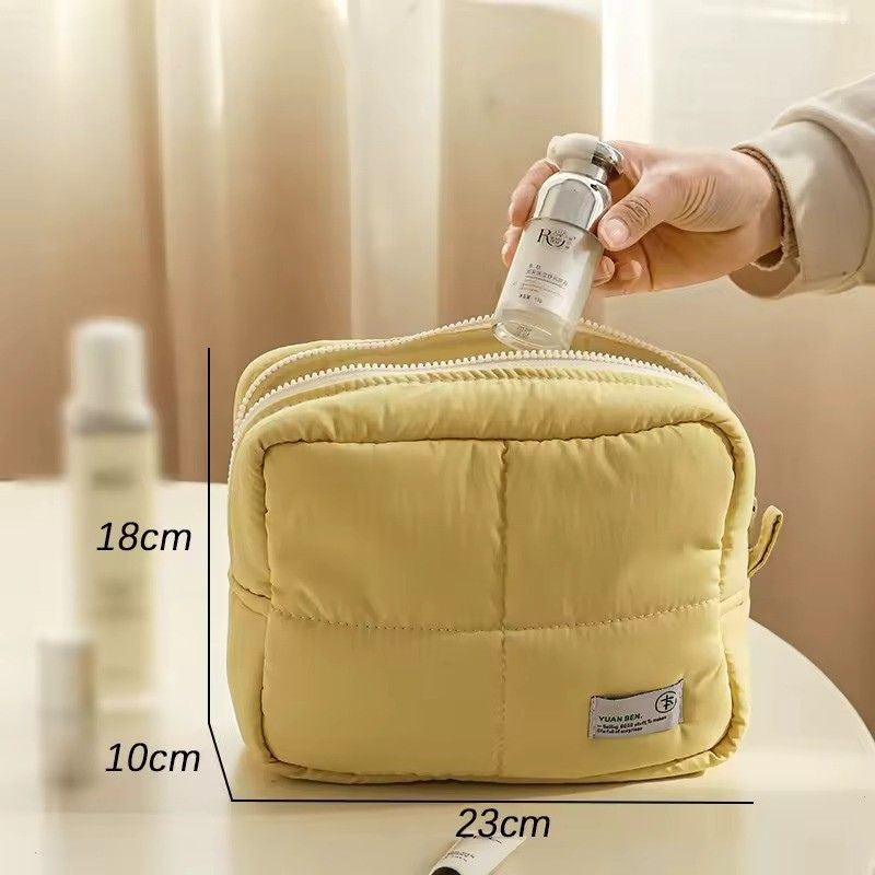 Trousse matelassée de toilette imperméable nylon - Sylène