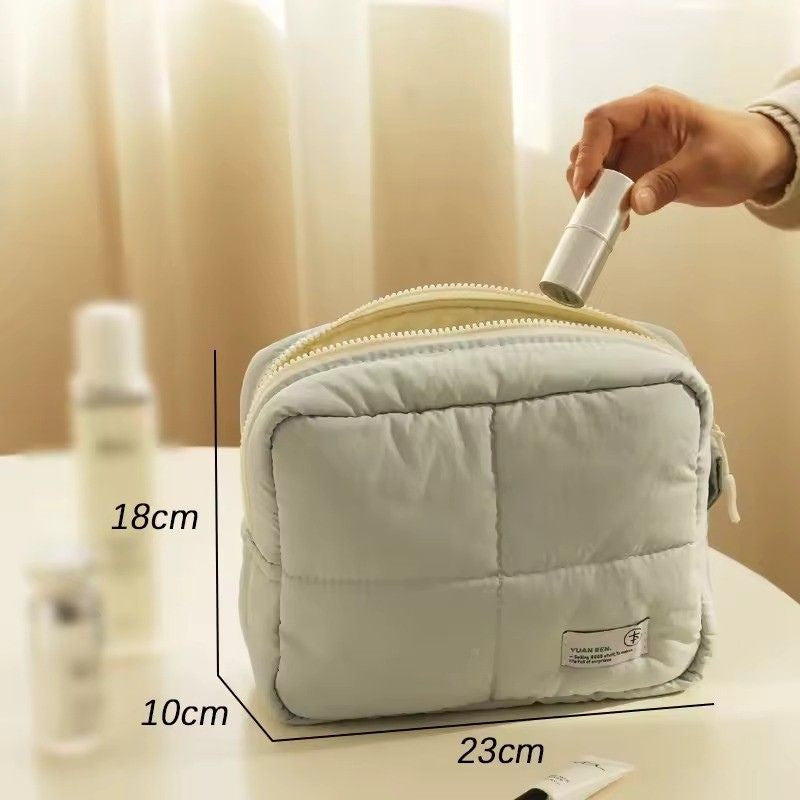 Trousse matelassée de toilette imperméable nylon - Sylène