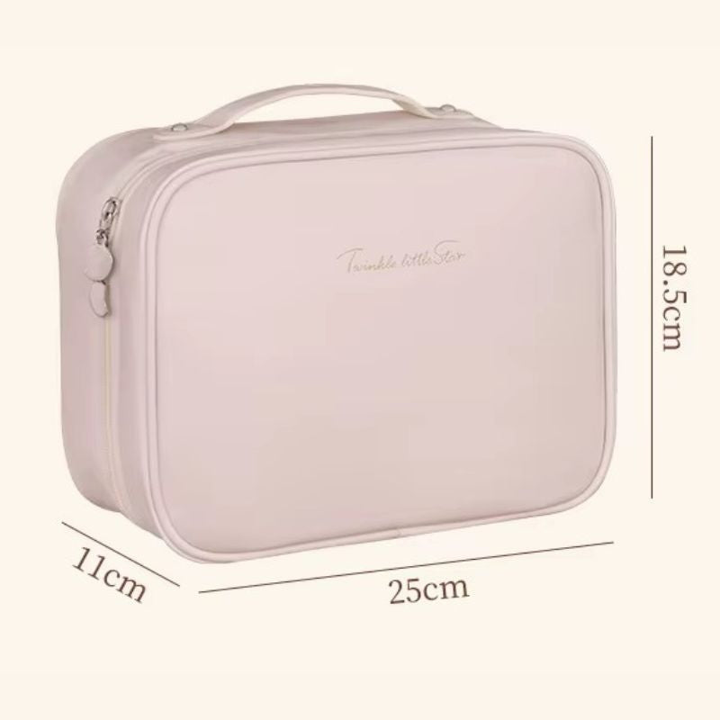 Trousse maquillage 3-en-1 imperméable avec compartiments