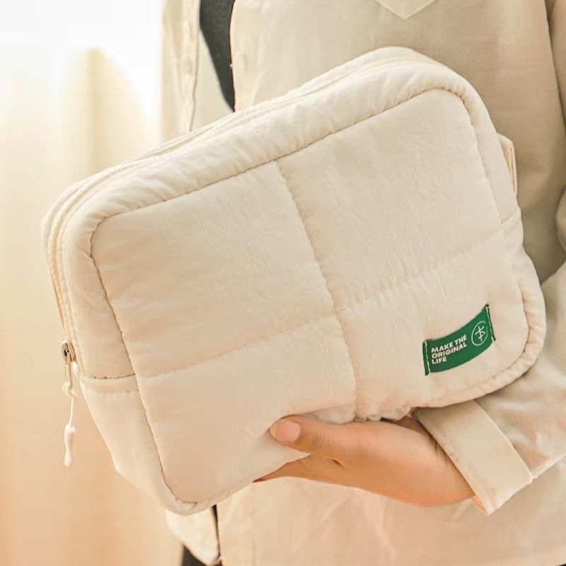 Trousse matelassée de toilette imperméable nylon - Sylène