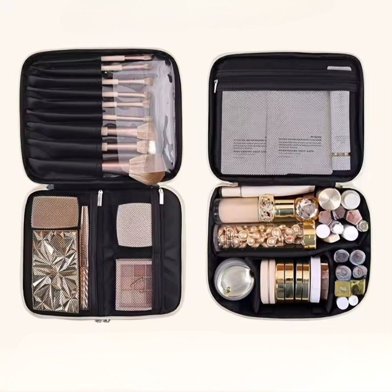 Trousse maquillage rigide – Grande capacité & élégante