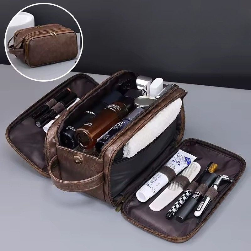 Trousse de toilette homme imperméable grand format