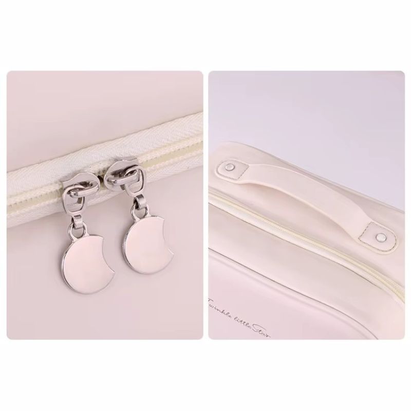 Trousse maquillage 3-en-1 imperméable avec compartiments