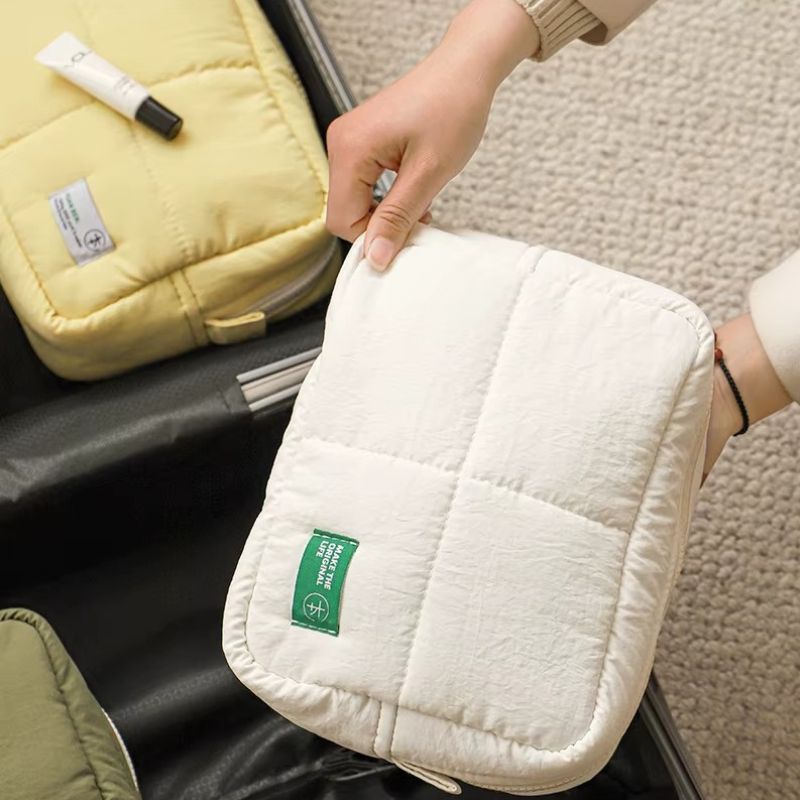 Trousse matelassée de toilette imperméable nylon - Sylène