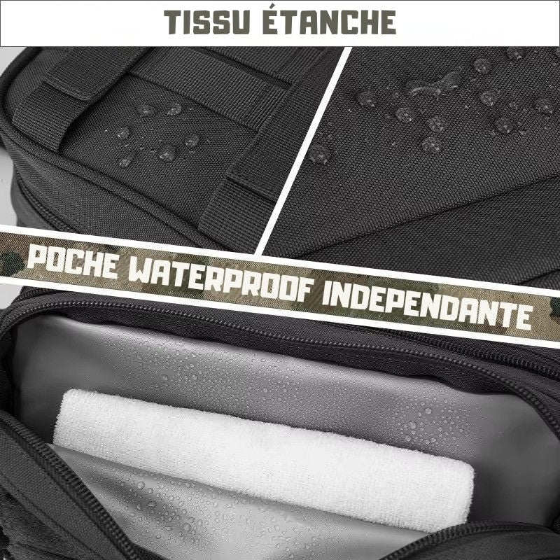 Trousse de toilette tissu suspendue avec crochet – Compacte et robuste