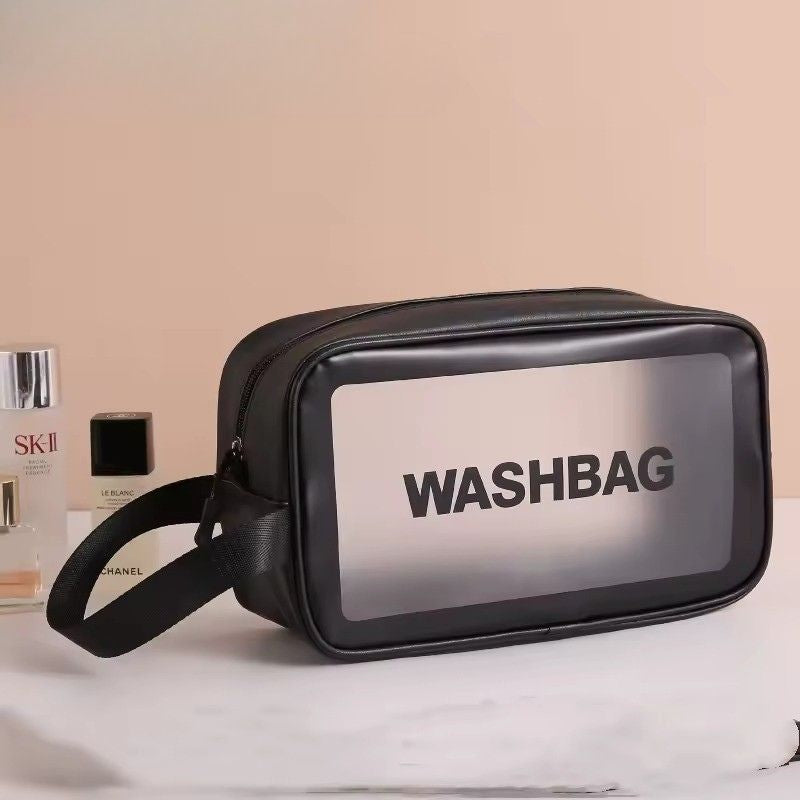 Trousse toilette transparente PVC – Imperméable & pratique