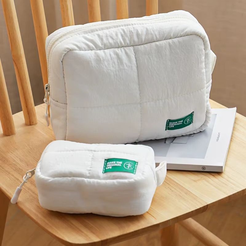 Trousse matelassée de toilette imperméable nylon - Sylène