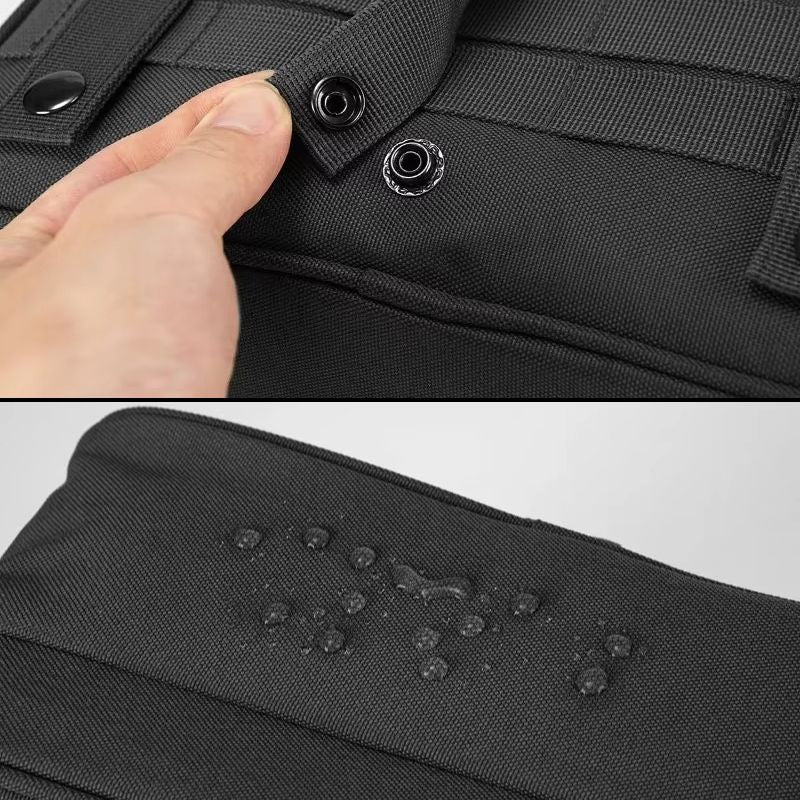 Trousse de toilette tissu suspendue avec crochet – Compacte et robuste