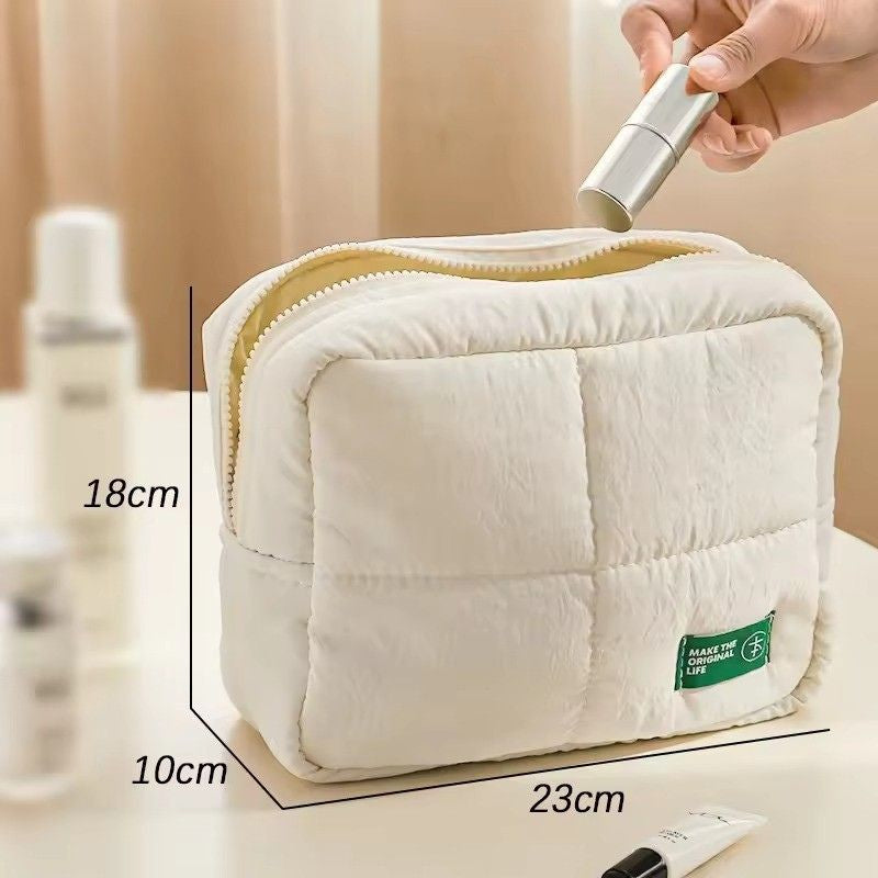 Trousse matelassée de toilette imperméable nylon - Sylène