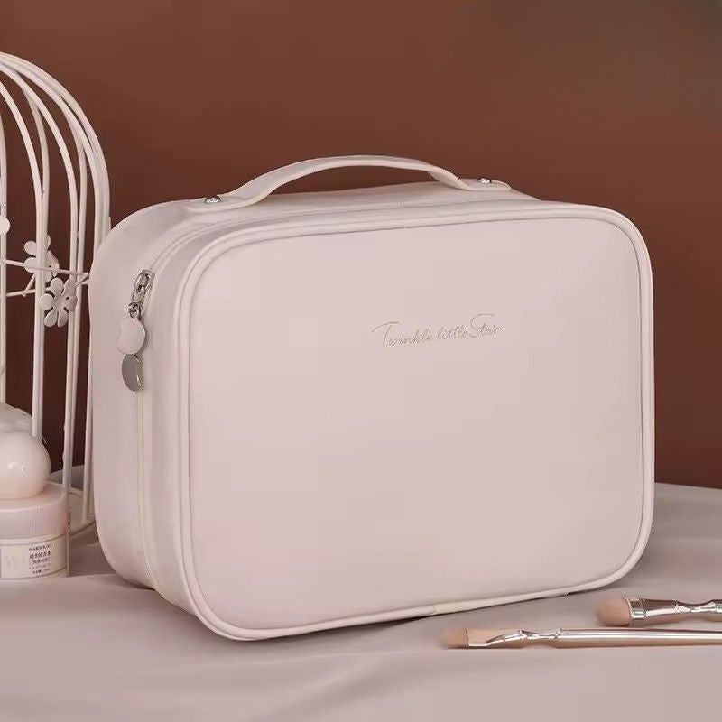 Trousse maquillage 3-en-1 imperméable avec compartiments