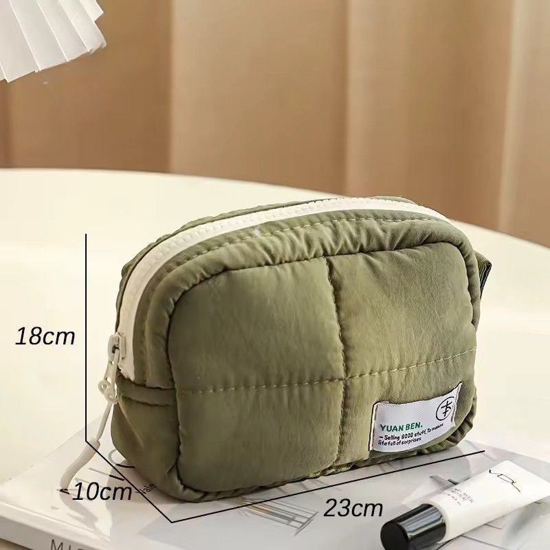 Trousse matelassée de toilette imperméable nylon - Sylène