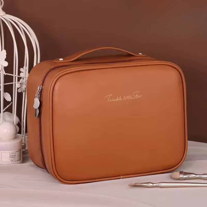 Trousse maquillage 3-en-1 imperméable avec compartiments