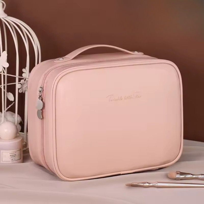 Trousse maquillage 3-en-1 imperméable avec compartiments