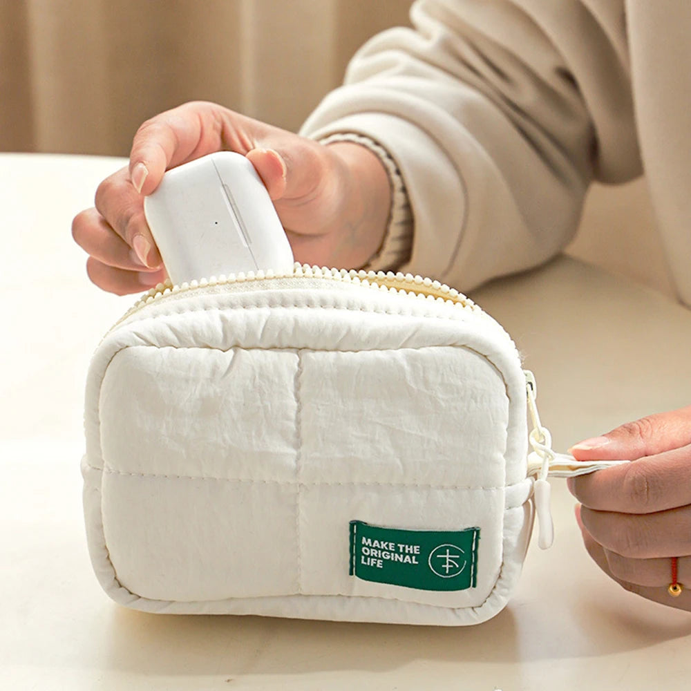 Trousse matelassée de toilette imperméable nylon - Sylène