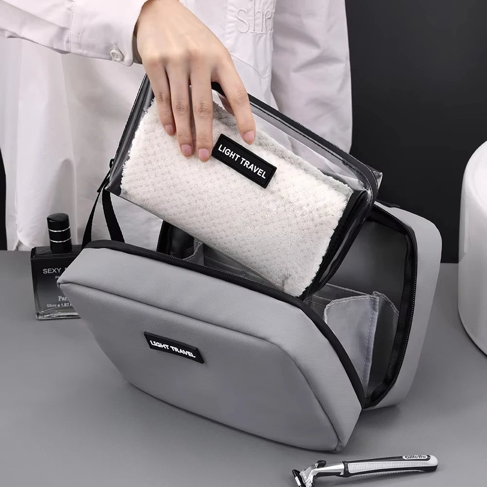 Trousse de toilette unisexe imperméable compacte