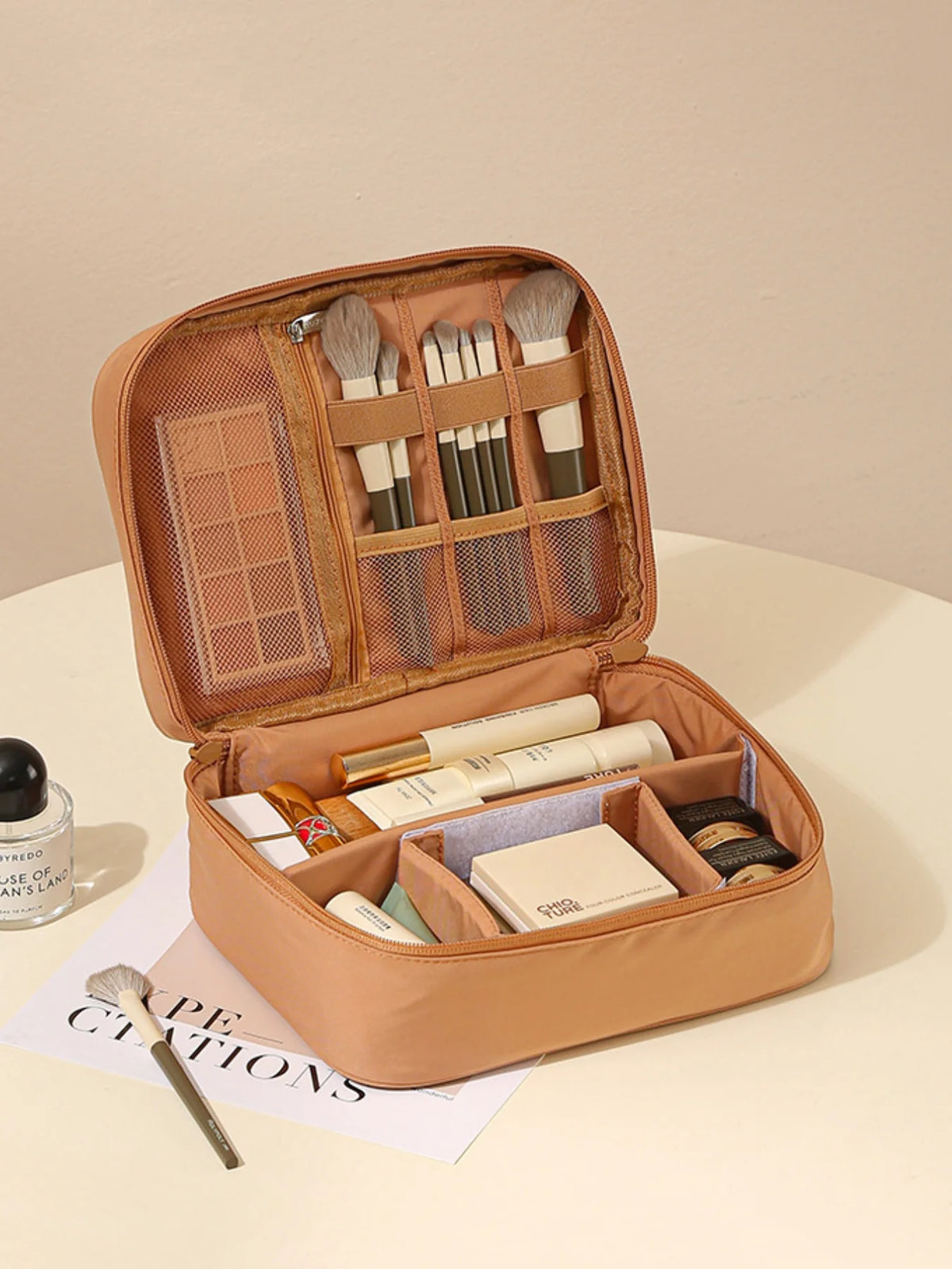 Trousse maquillage double compartiment - Lucie