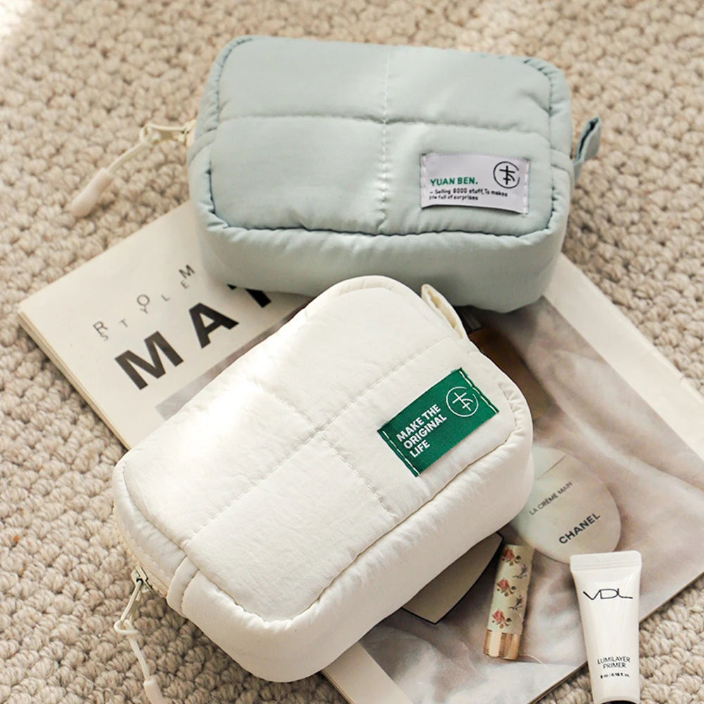 Trousse matelassée de toilette imperméable nylon - Sylène