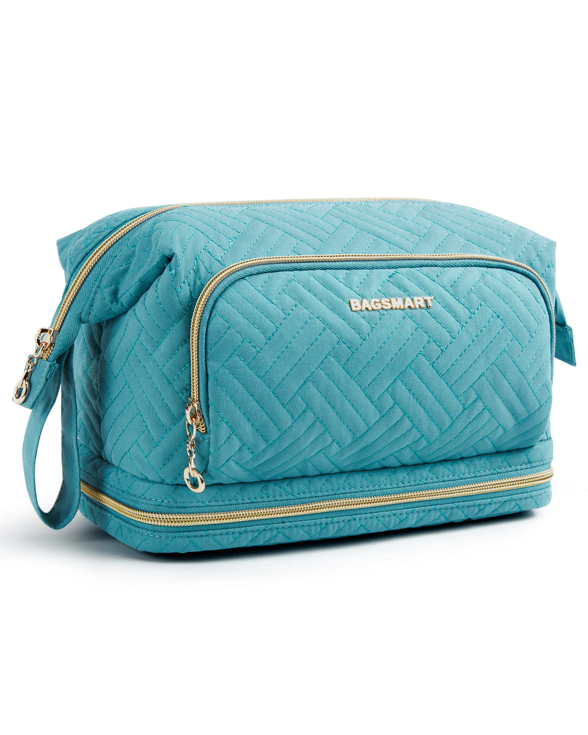 Trousse maquillage grande capacité matelassée – Box stylée & pratique