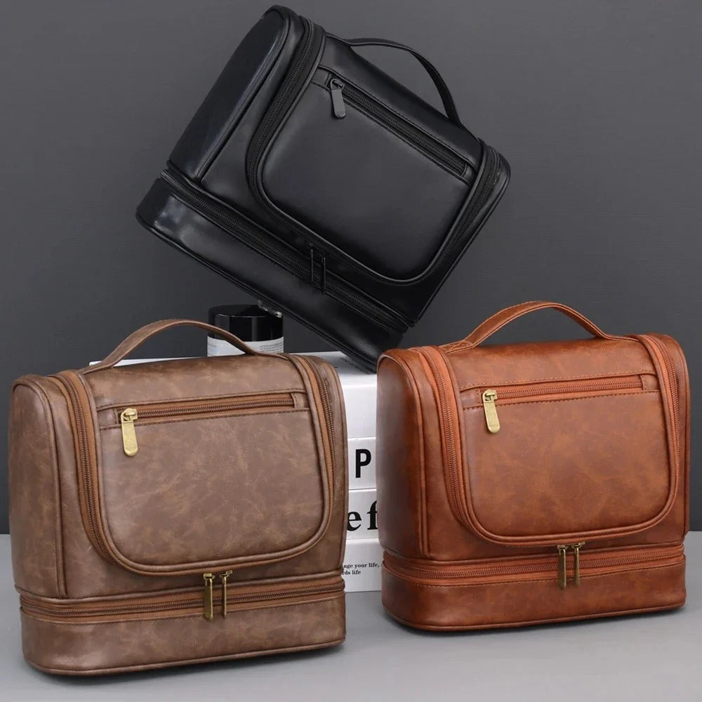 Trousse de toilette homme grande capacité imperméable