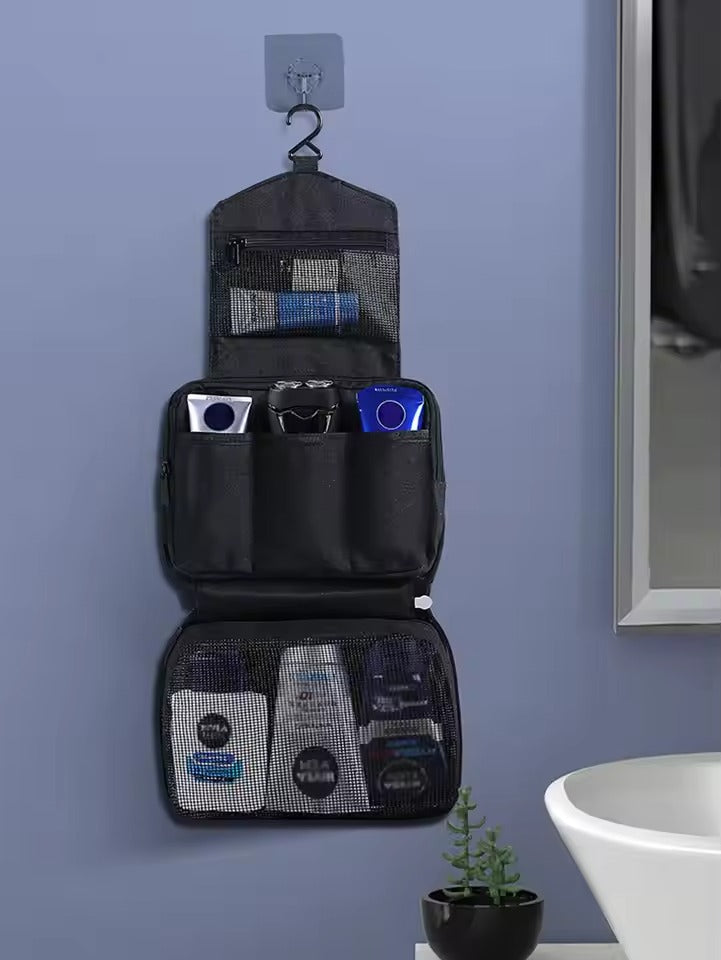 Trousse de toilette suspendue étanche à compartiments