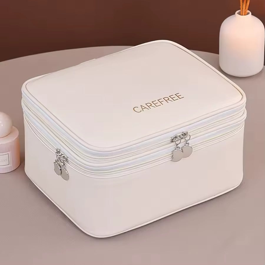 Trousse maquillage rigide – Grande capacité & élégante