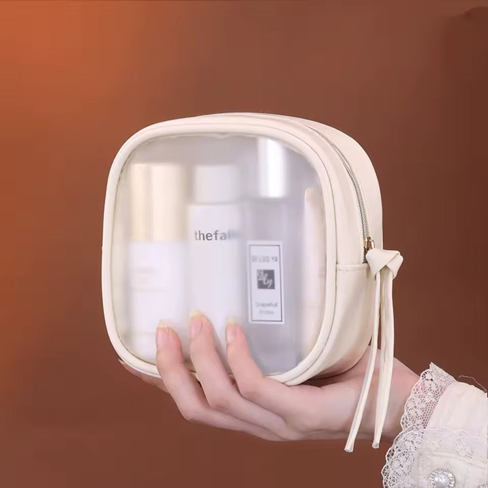 Trousse maquillage transparente imperméable