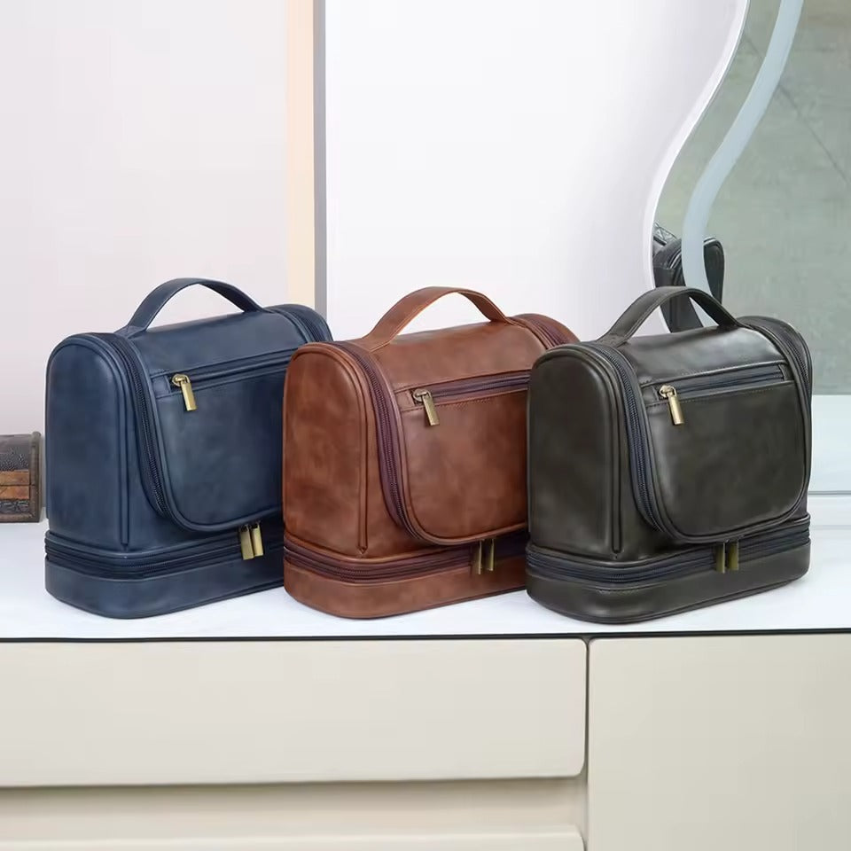 Trousse de toilette homme grande capacité imperméable