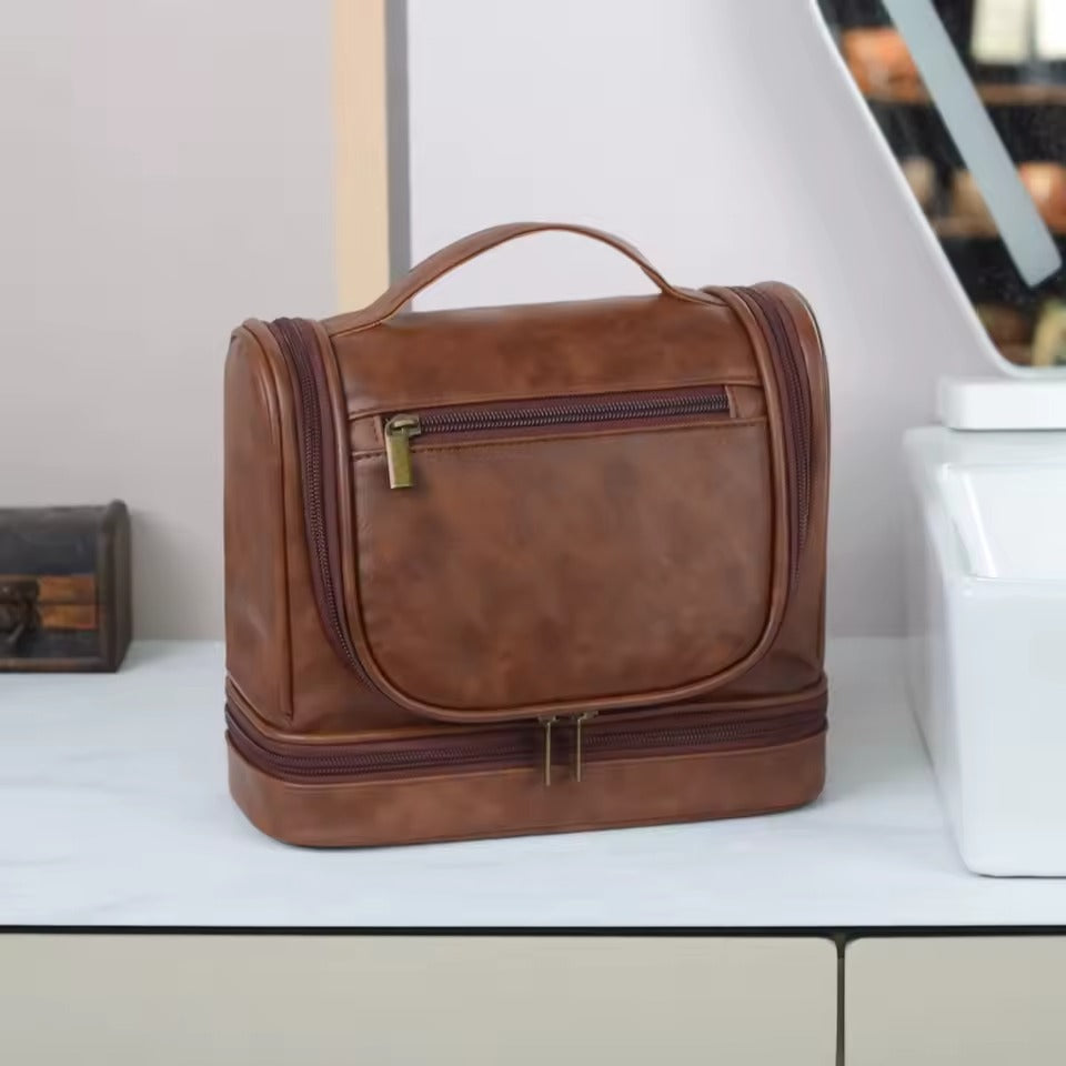 Trousse de toilette homme grande capacité imperméable