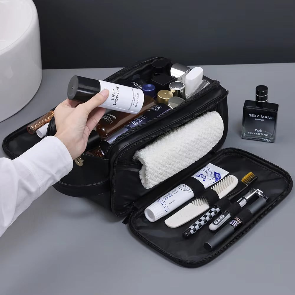 Trousse de toilette homme imperméable grand format