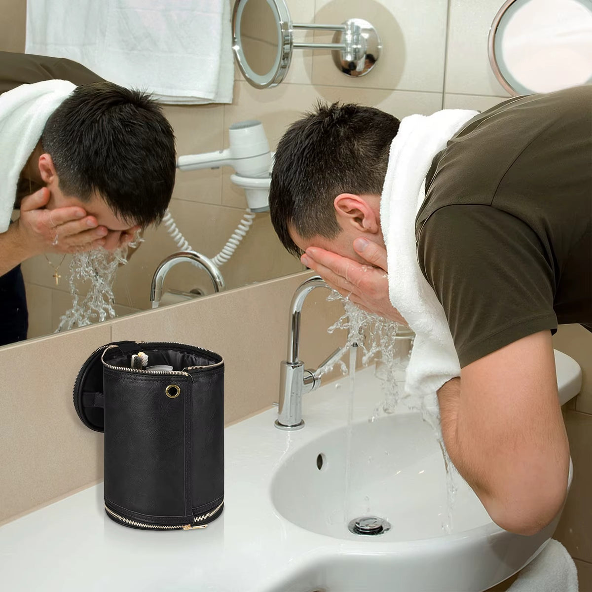 Trousse de toilette homme imperméable