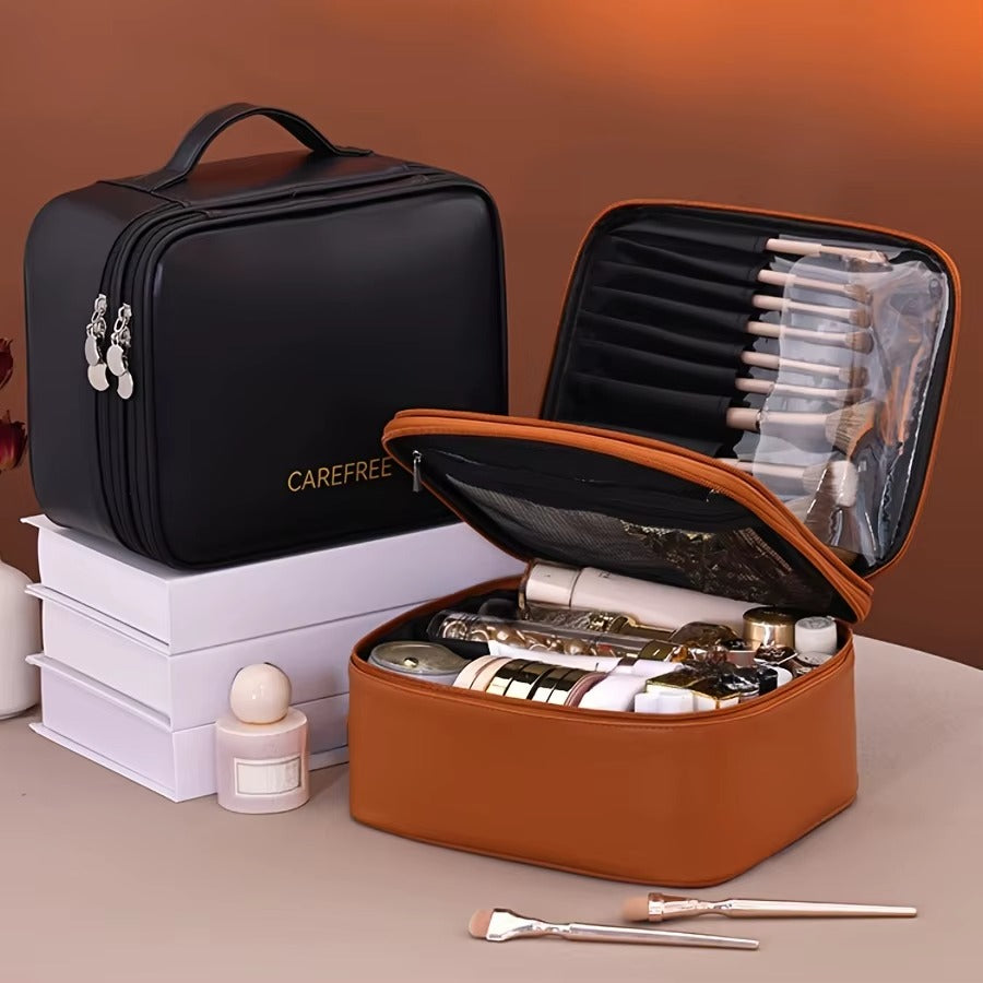Trousse maquillage rigide – Grande capacité & élégante