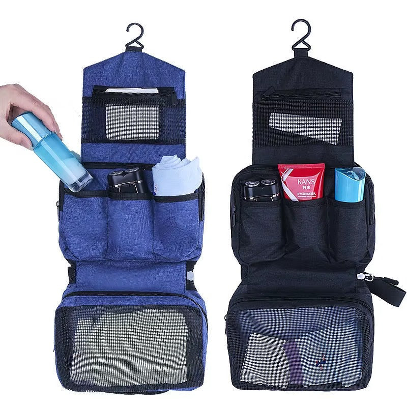 Trousse de toilette suspendue imperméable – 3 compartiments