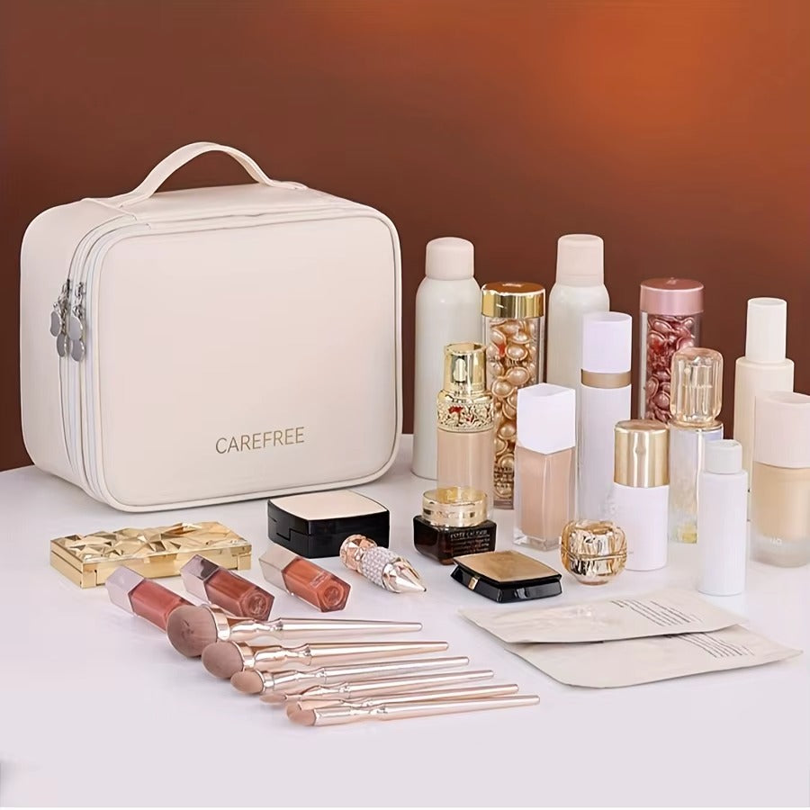 Trousse maquillage rigide – Grande capacité & élégante