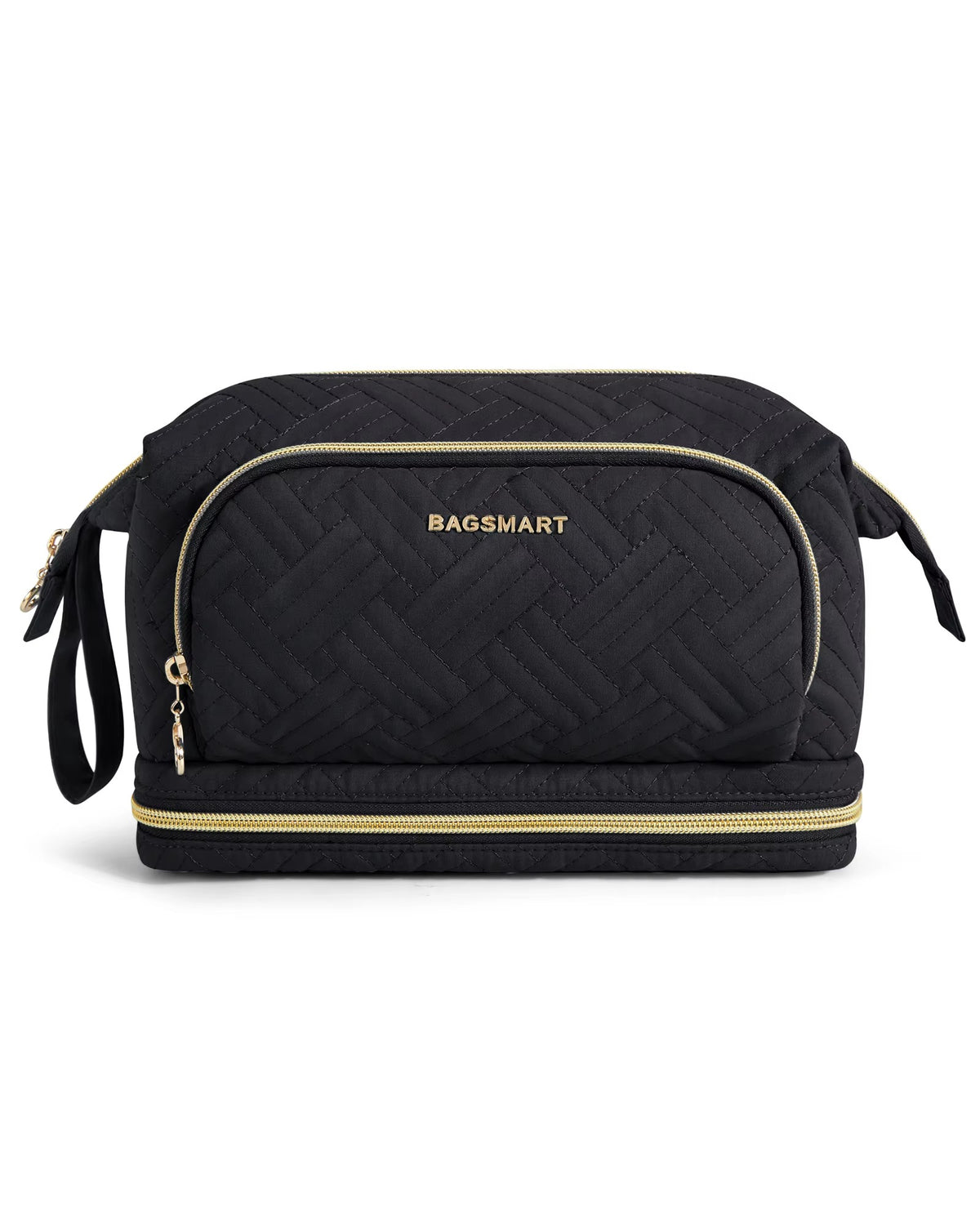 Trousse maquillage grande capacité matelassée – Box stylée & pratique