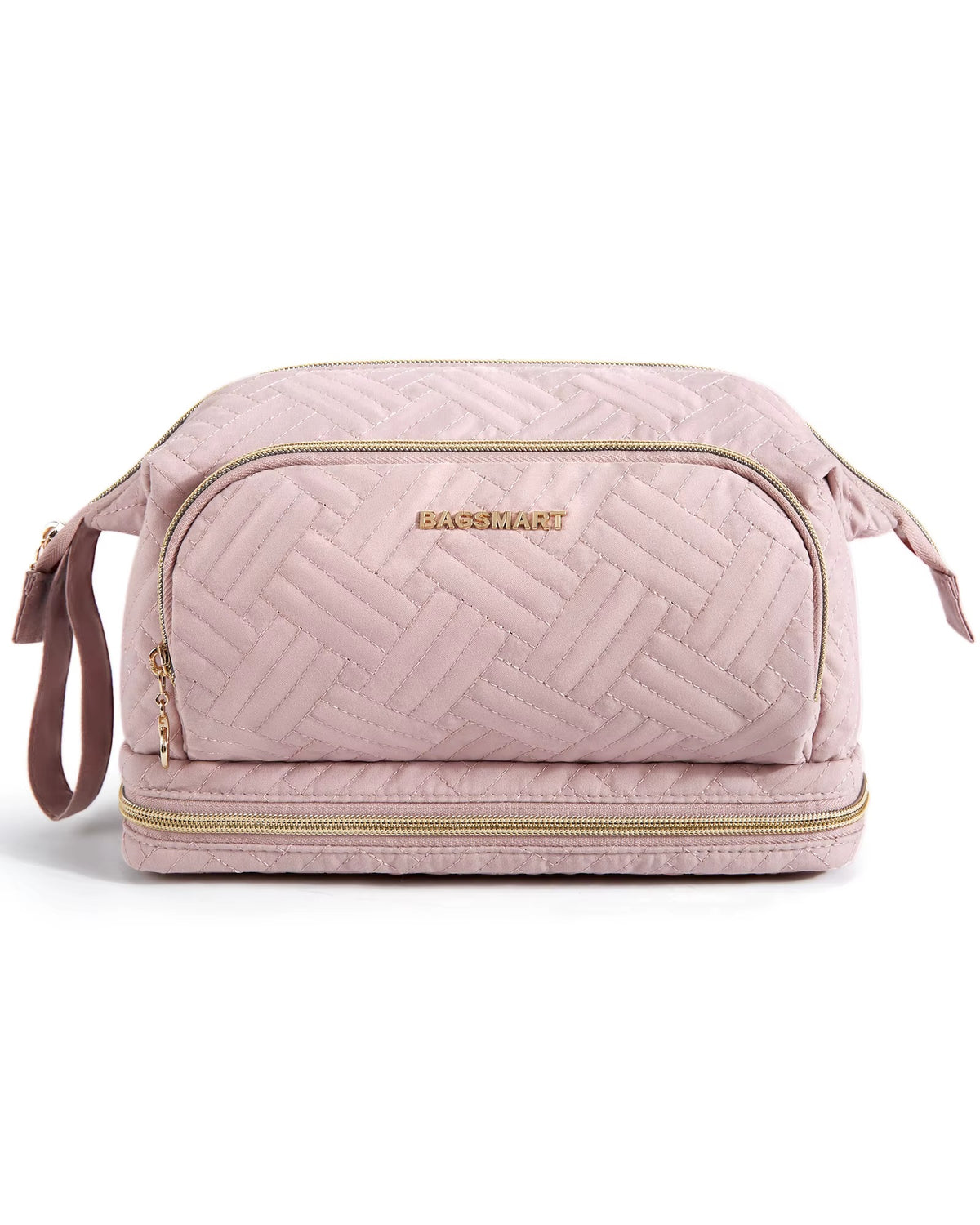 Trousse maquillage grande capacité matelassée – Box stylée & pratique