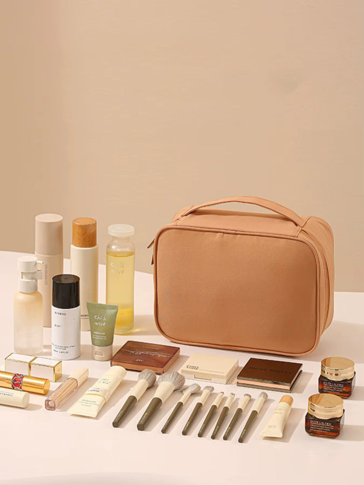 Trousse maquillage double compartiment - Lucie